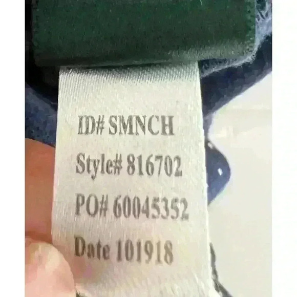 LAUREN RALPH LAUREN Womens Printed Pajama Top Only,1-Piece Size:Medium, Blue Dot - Picture 7 of 9